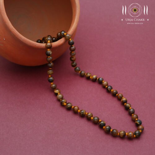 Tiger eye stone mala