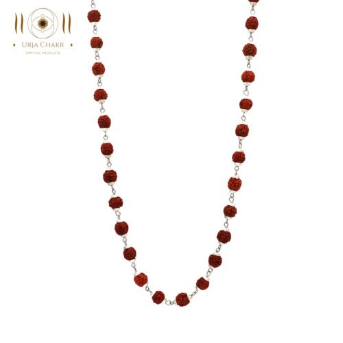 Rudraksh mala red beads