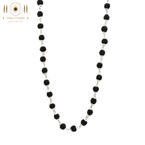 Rudraksh mala black beads